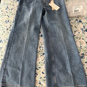 Alice + Olivia Light Blue Flare Jeans SLAY Ankle Jean NWT Never Worn